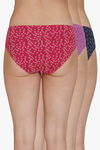 Amante Medium Rise Full Coverage Bikini Panty (Pack of 3) - Multicolor — thumbnail 2